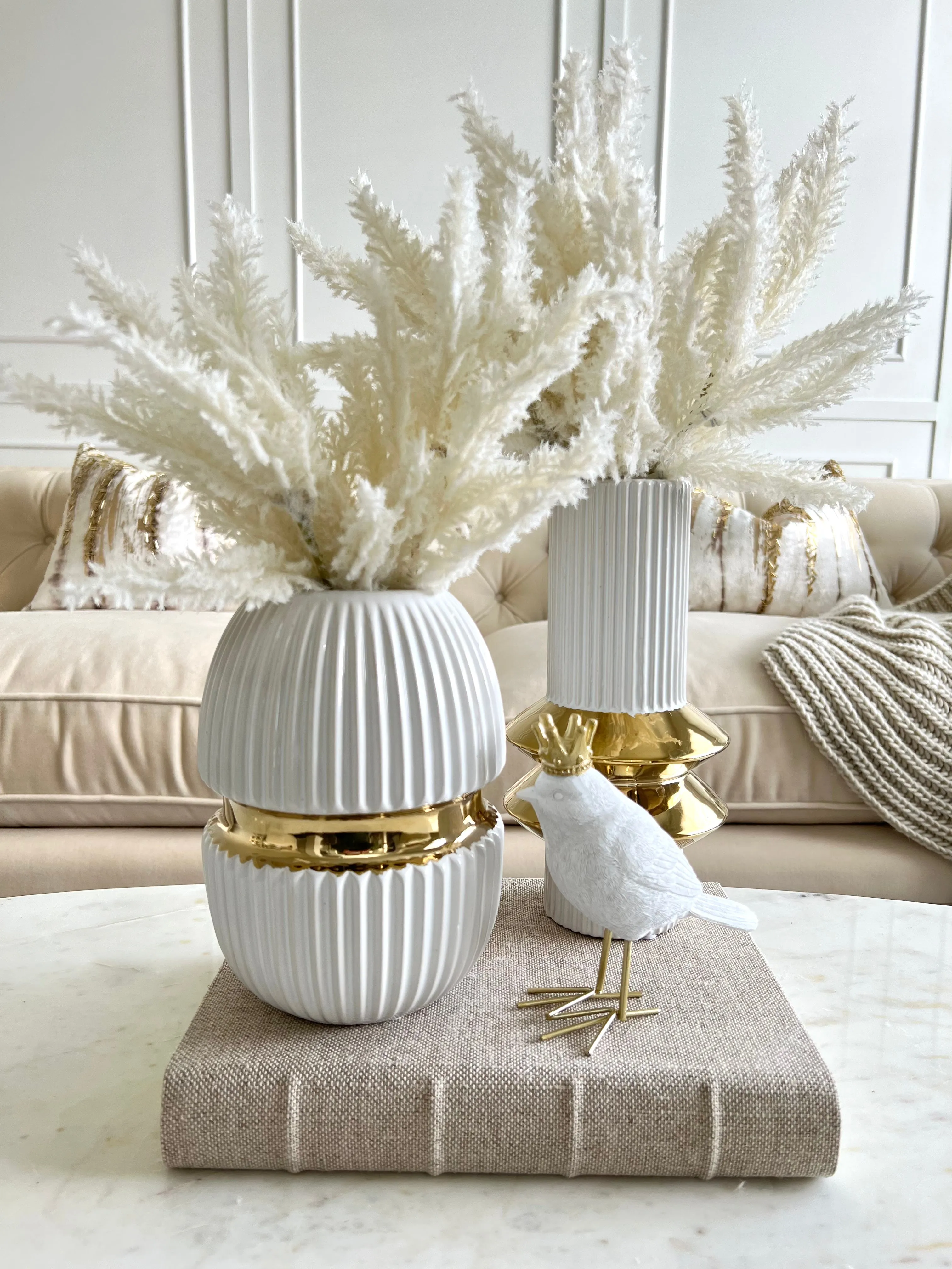 Flocked Pampas Bundle