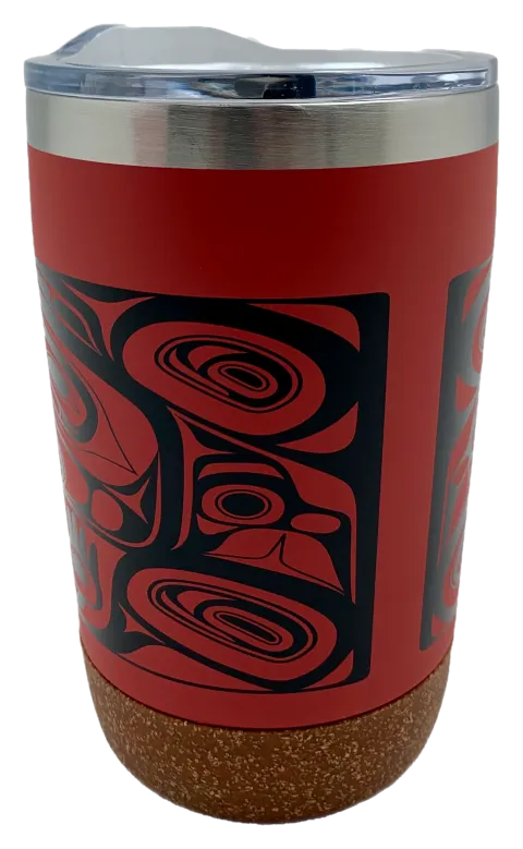 Treasure of Our Ancestors Totemic Cork Based Travel Mug 12 oz
