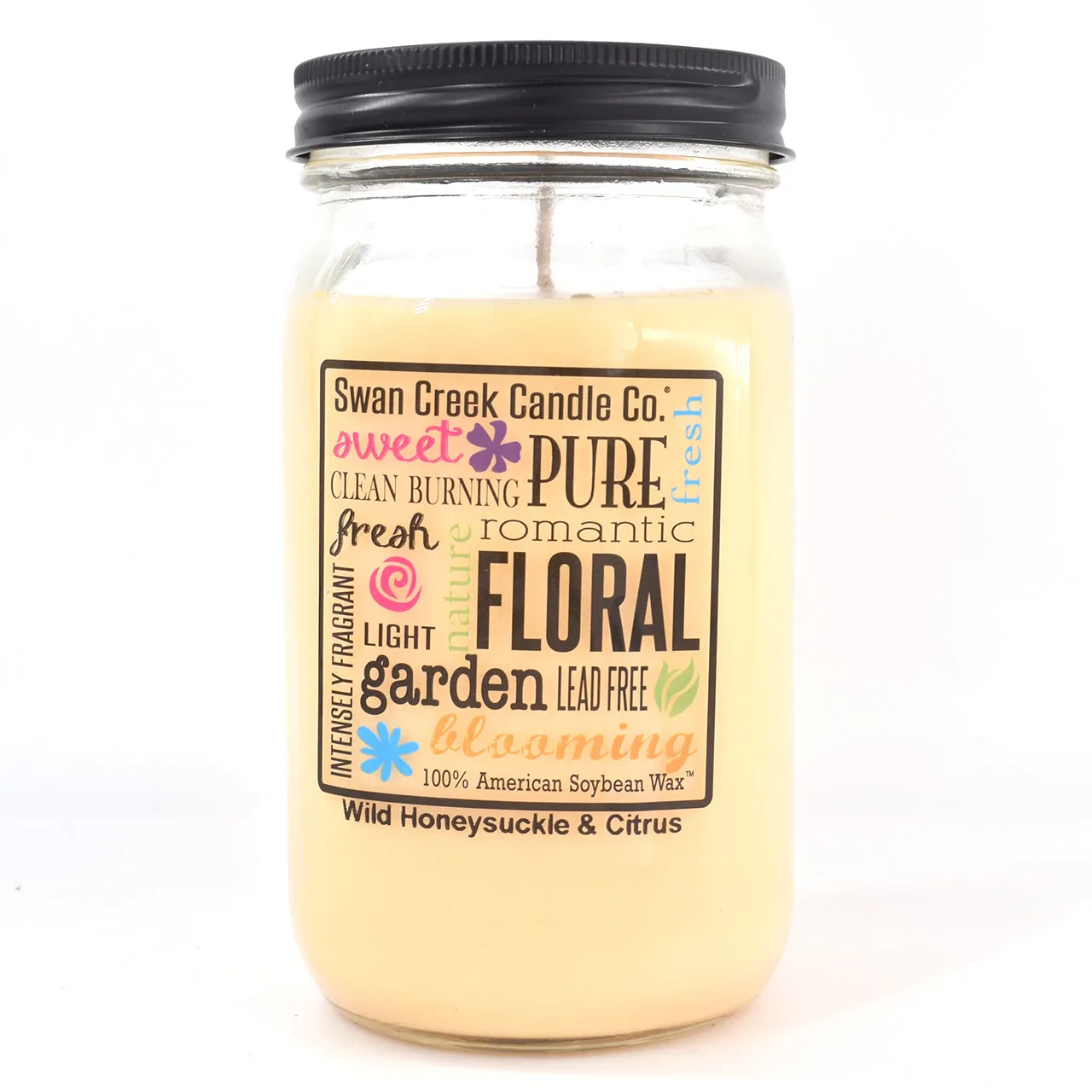 Wild Honeysuckle & Citrus 24oz Pantry Jar by Swan Creek Candle